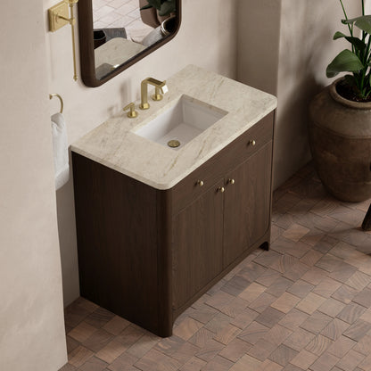 Gracyn 36" Single Vanity, Sable, w/ 3 CM Tajnar Eclos Widespread Top, view 5