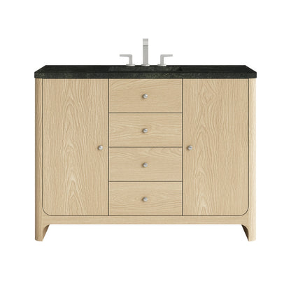 Gracyn 48" Single Vanity, Coastal Driftwood, w/ 3 CM Phantome Eclos Widespread Top