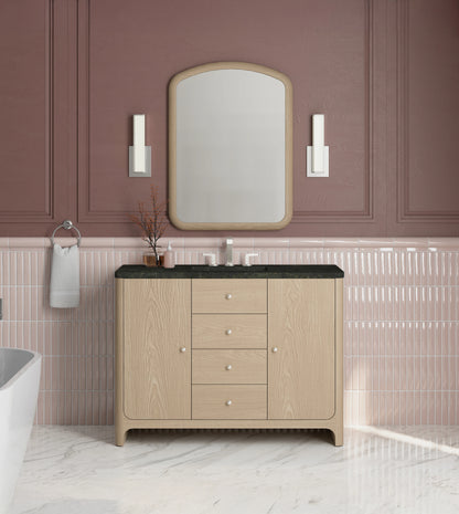 Gracyn 48" Single Vanity, Coastal Driftwood, w/ 3 CM Phantome Eclos Widespread Top, view 2