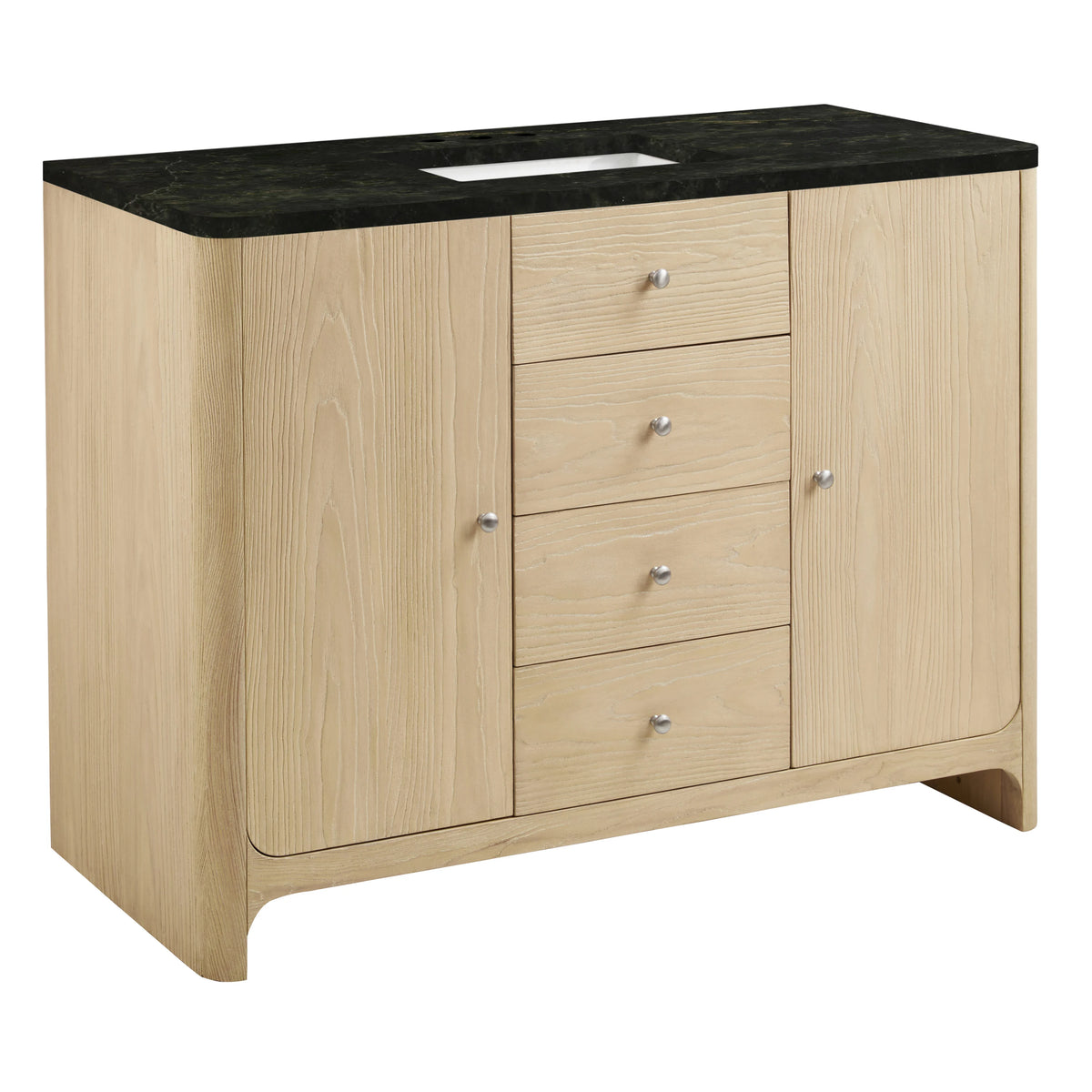 Gracyn 48" Single Vanity, Coastal Driftwood, w/ 3 CM Phantome Eclos Widespread Top, view 6