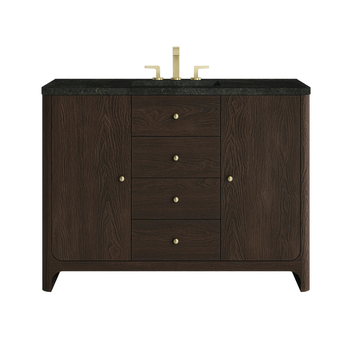 Gracyn 48" Single Vanity, Sable, w/ 3 CM Phantome Eclos Widespread Top