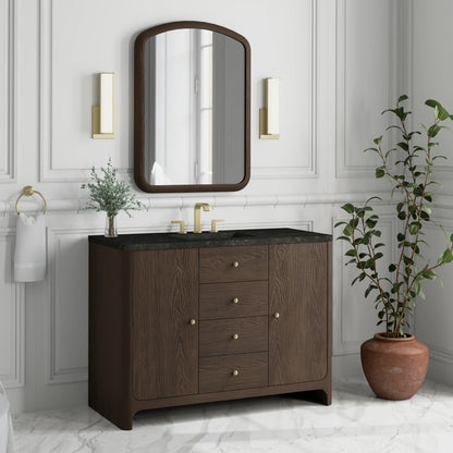Gracyn 48" Single Vanity, Sable, w/ 3 CM Phantome Eclos Widespread Top, view 3