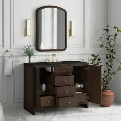 Gracyn 48" Single Vanity, Sable, w/ 3 CM Phantome Eclos Widespread Top, view 4