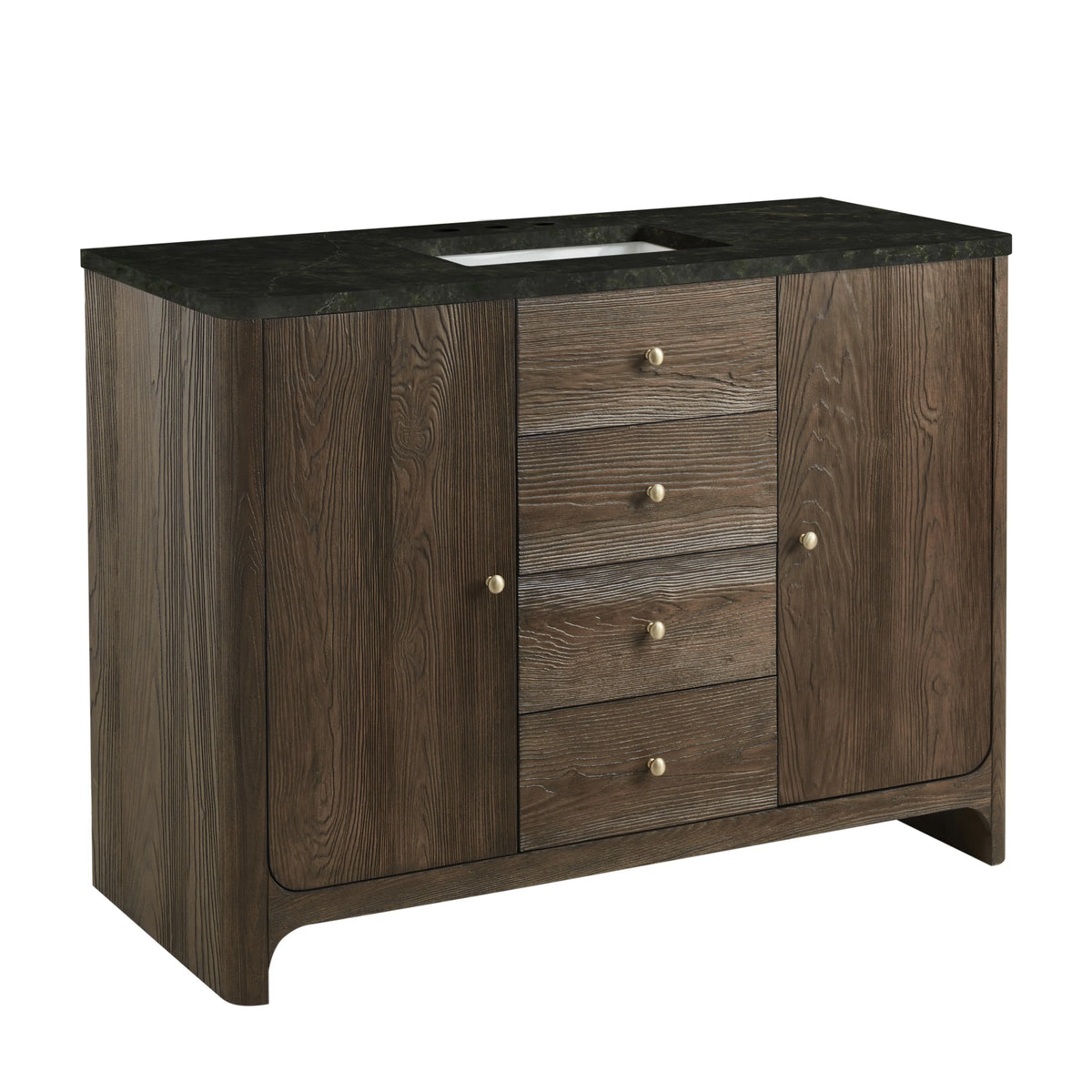Gracyn 48" Single Vanity, Sable, w/ 3 CM Phantome Eclos Widespread Top, view 6