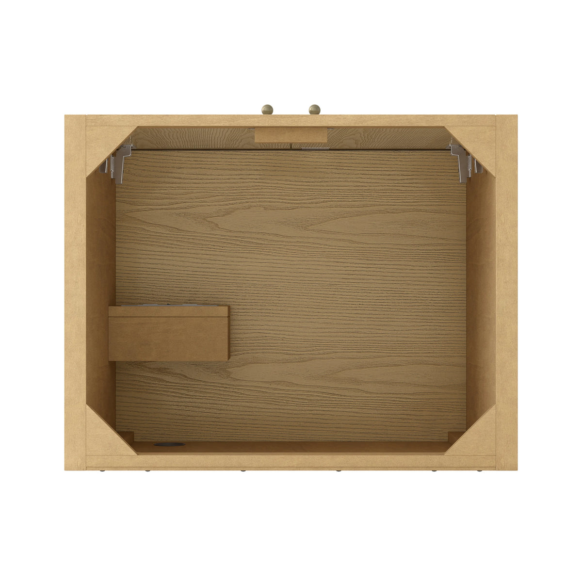 Hudson 30" Single Vanity, Light Natural Oak w/ 3 CM Lime Delight Silestone Top, view 6