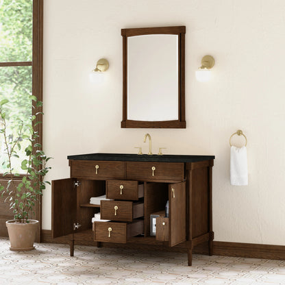 Kinnsden 48" Single Vanity, Sable Oak w/ 3 CM Phantome Eclos Top, view 5