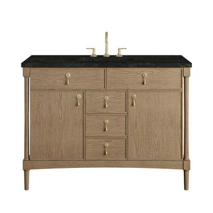 Kinnsden 48" Single Vanity, Weathered Oak w/ 3 CM Phantome Eclos Top