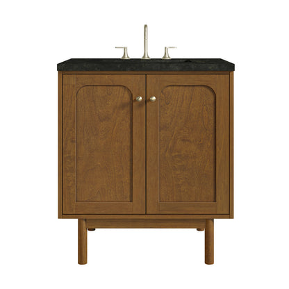 Laurent 30" Single Vanity, Honey Oak w/ 3 CM Phantome Eclos Top