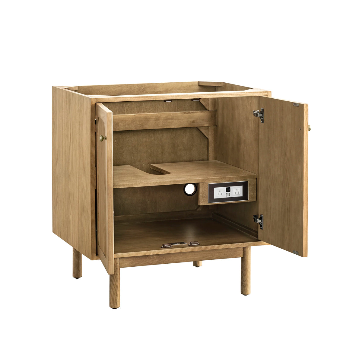 Laurent 30" Single Vanity, Light Natural Oak, w/ 3 CM Phantome Eclos Top, view 16