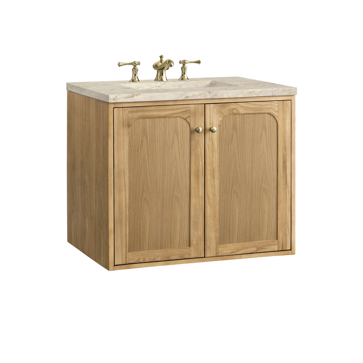 Laurent 30" Single Vanity, Light Natural Oak, w/ 3 CM Tajnar Eclos Top, view 21