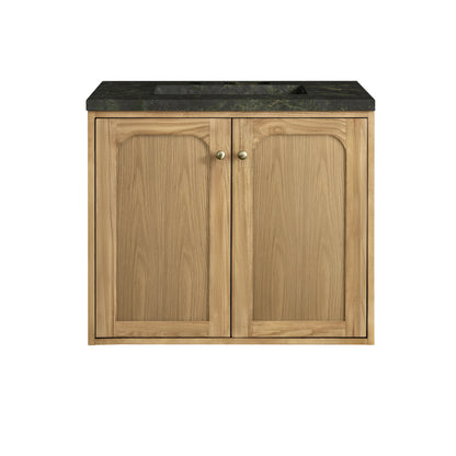 Laurent 30" Single Vanity, Light Natural Oak, w/ 3 CM Phantome Eclos Top, view 4