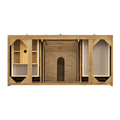 Renovate for Less Atlanta Laurent 48" Single Vanity, Light Natural Oak w/ 3 CM Cala Blue Top, view 12