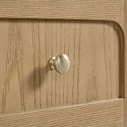 Laurent 60" Double Vanity, Light Natural Oak, w/ 3 CM Tajnar Eclos Top, view 17