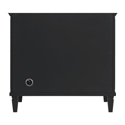 Lorelai 36" Single Vanity, Black Onyx, w/ 3 CM Phantome Eclos Top, view 9
