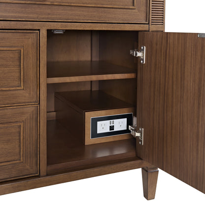 Lorelai 36" Single Vanity, Mid-Century Walnut, w/ 3 CM Phantome Eclos Top, view 13