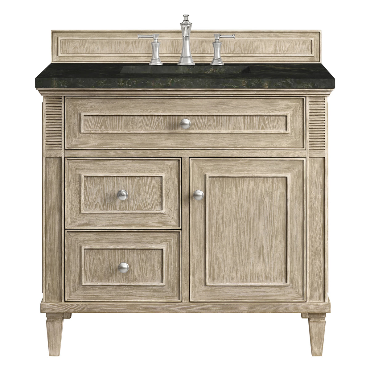 Lorelai 36" Single Vanity, Whitewashed Oak, w/ 3 CM Phantome Eclos Top