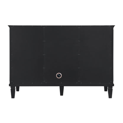 Lorelai 48" Single Vanity, Black Onyx w/ 3 CM Eternal Jasmine Pearl Silestone Top w/FreePower Wireless Charger, view 12