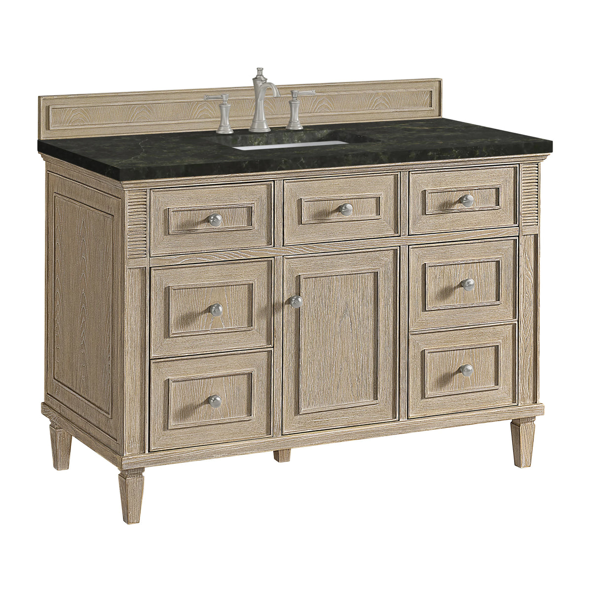 Lorelai 48" Single Vanity, Whitewashed Oak, w/ 3 CM Phantome Eclos Top, view 10