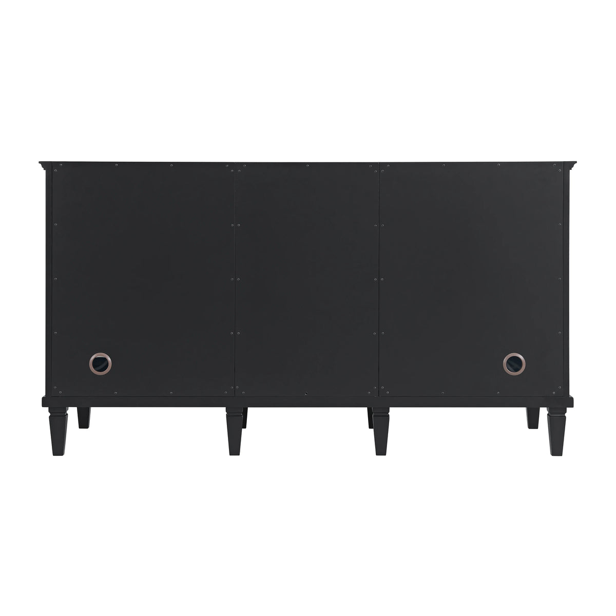 Lorelai 60" Double Vanity, Black Onyx, w/ 3 CM Siberian Silestone Top, view 9