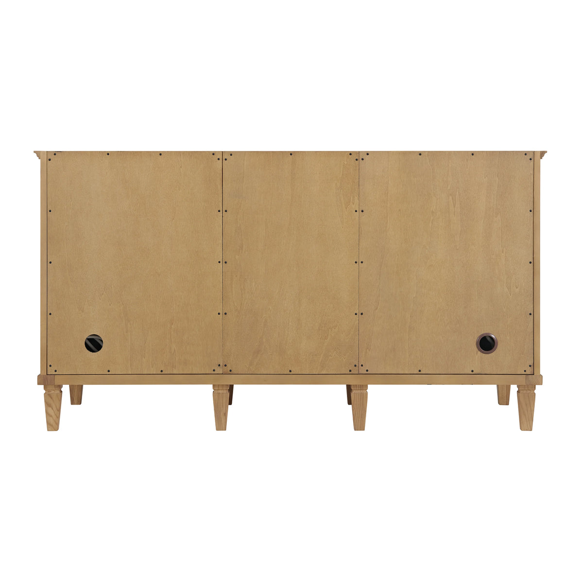 Lorelai 60" Double Vanity, Light Natural Oak w/ 3 CM Ethereal Noctis Silestone Top w/FreePower Wireless Charger, view 12