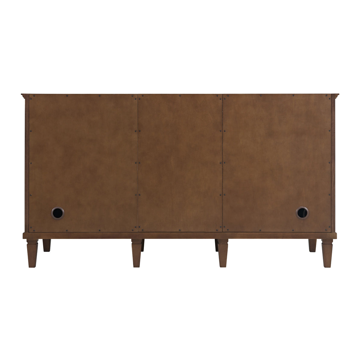 Lorelai 60" Double Vanity, Mid-Century Walnut w/ 3 CM Eternal Jasmine Pearl Silestone Top w/FreePower Wireless, view 12