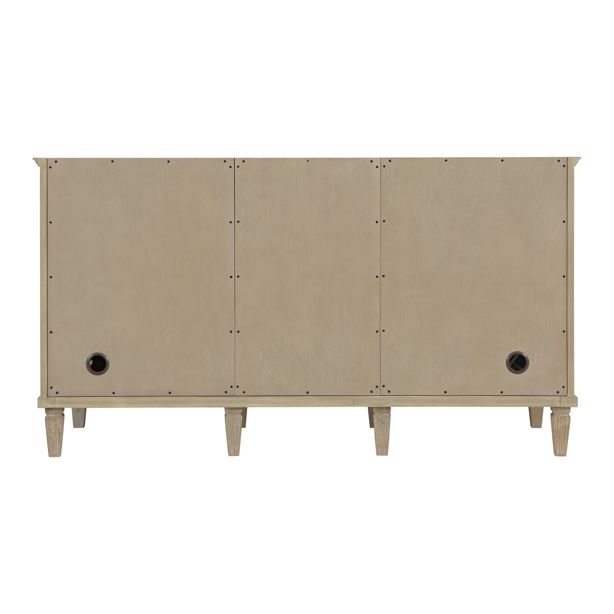Lorelai 60" Double Vanity, Whitewashed Oak w/ 3 CM Lime Delight Silestone Top, view 9