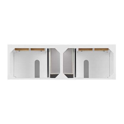Renovate for Less Atlanta Lorelai 72" Double Vanity, Bright White w/ 3 CM Eternal Marfil Silestone Top, view 6