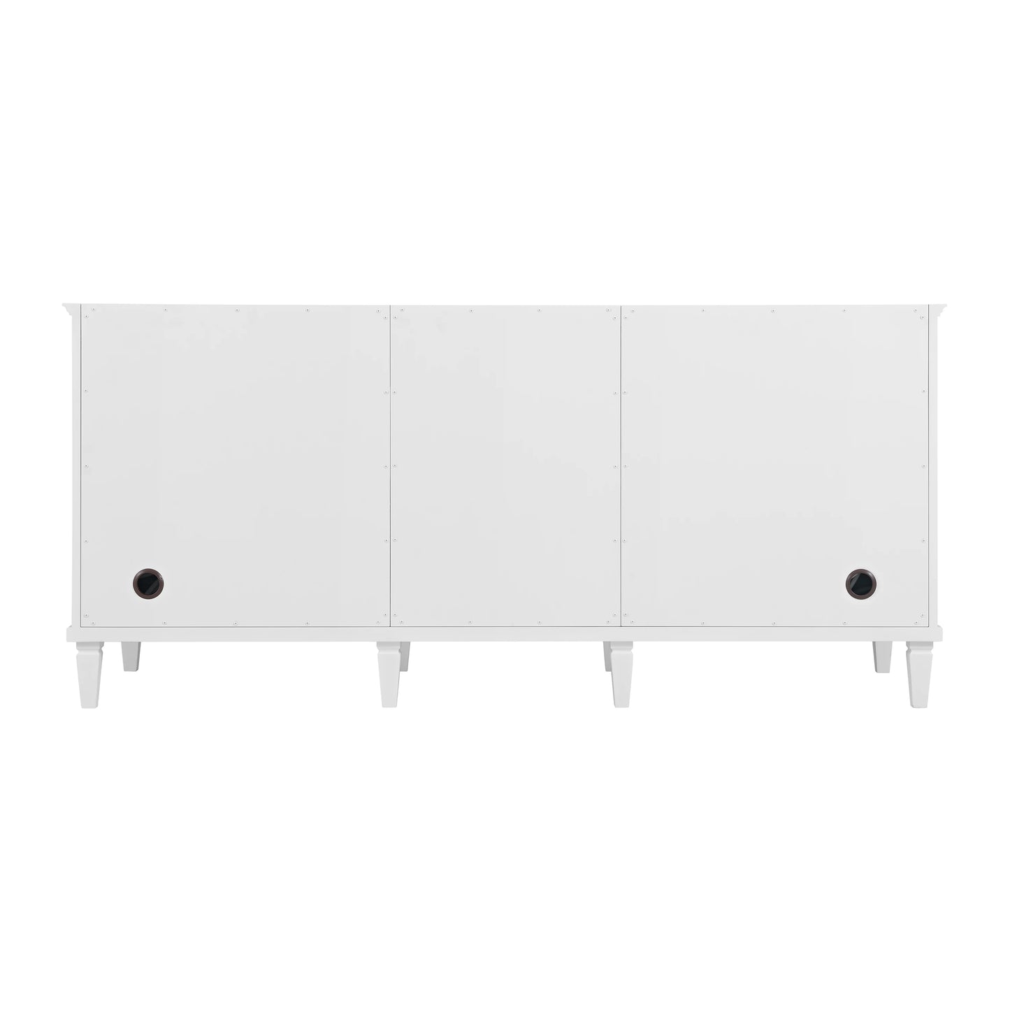 Renovate for Less Atlanta Lorelai 72" Double Vanity, Bright White w/ 3 CM Eternal Marfil Silestone Top, view 9