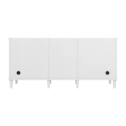 Renovate for Less Atlanta Lorelai 72" Double Vanity, Bright White w/ 3 CM Eternal Marfil Silestone Top, view 9