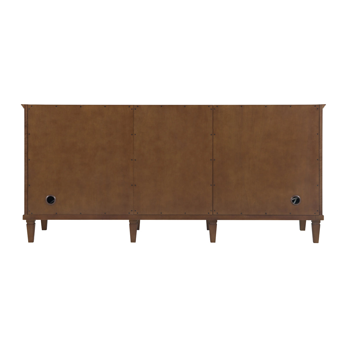 Lorelai 72"Double Vanity, Mid-Century Walnut w/ 3 CM Carrara White Marble Top, view 9