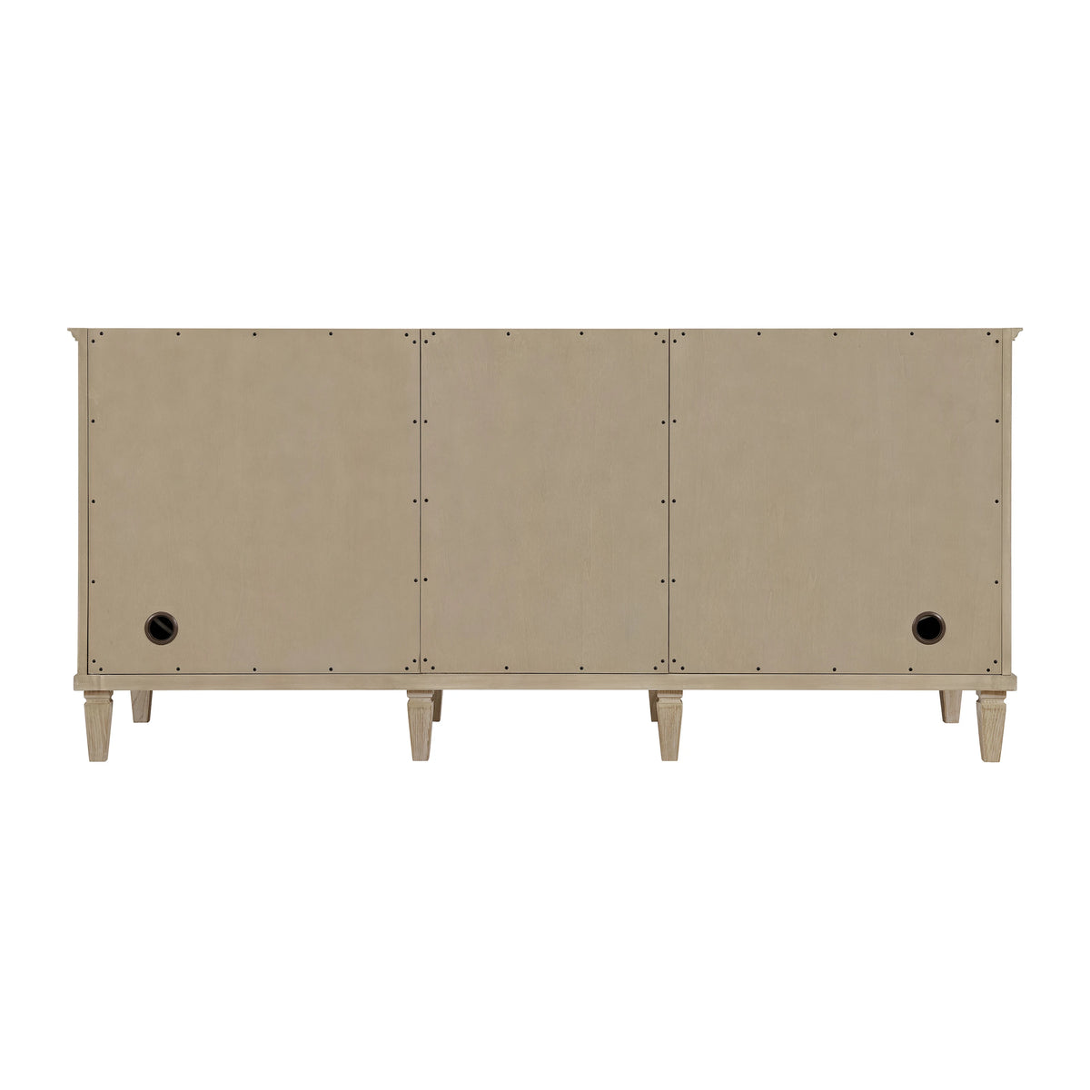 Lorelai 72" Double Vanity, Whitewashed Oak w/ 3 CM Carrara White Marble Top, view 9