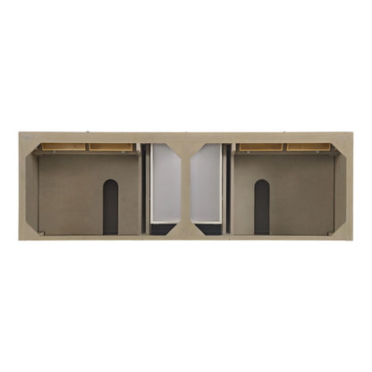 Renovate for Less Atlanta Lorelai 72" Double Vanity, Whitewashed Oak w/ 3 CM Eternal Marfil Silestone Top, view 6