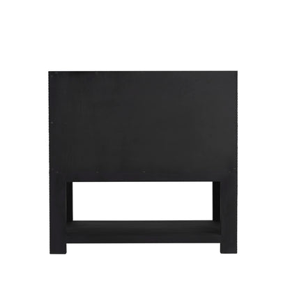 Lucian 36" Single Vanity, Carbon Oak w/ 3 CM Victorian Silver Silestone Top, view 9