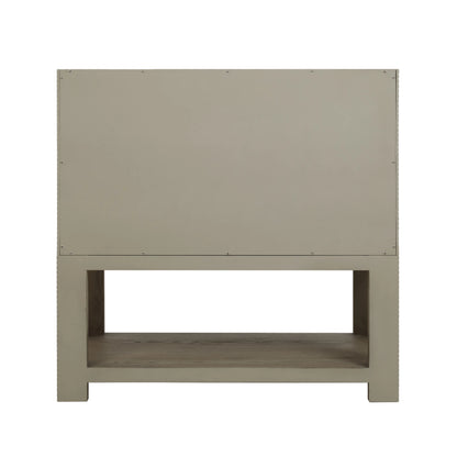 Lucian 36" Single Vanity, Pebble Oak w/ 3 CM Victorian Silver Silestone Top, view 7