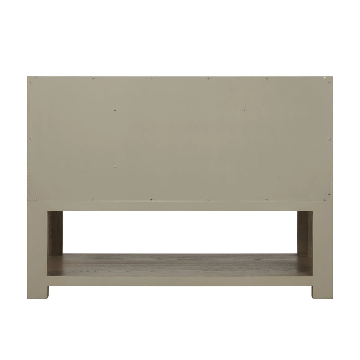 Lucian 48" Single Vanity, Pebble Oak w/ 3 CM Victorian Silver Silestone Top, view 7