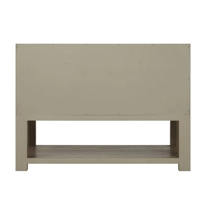 Lucian 48" Single Vanity, Pebble Oak w/ 3 CM White Zeus Silestone Top, view 12