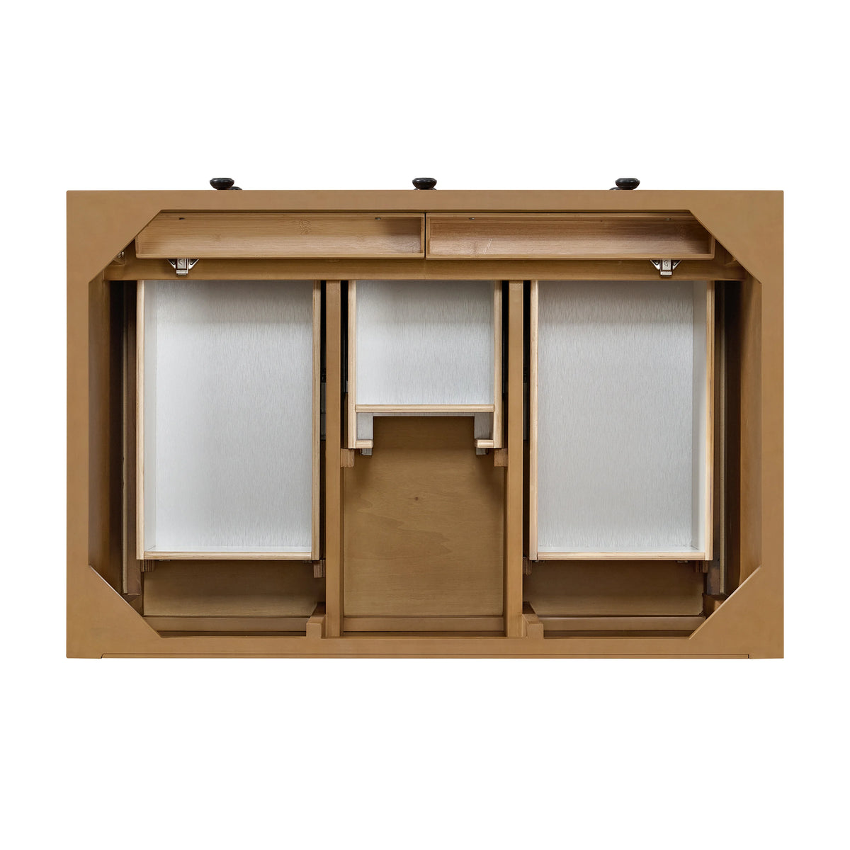 Malibu 36" Single Vanity, Amber Birch w/ 3 CM Ethereal Noctis Top, view 6
