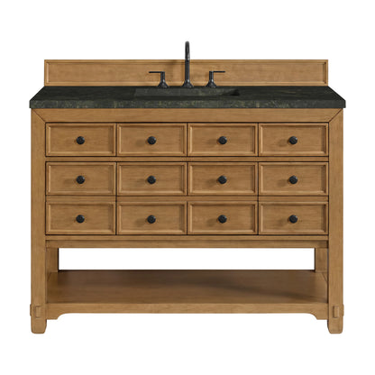 Malibu 48" Single Vanity, Amber Birch, w/ 3 CM Phantome Eclos Top