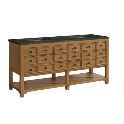 Malibu 72" Double Vanity, Amber Birch, w/ 3 CM Phantome Eclos Top, view 10