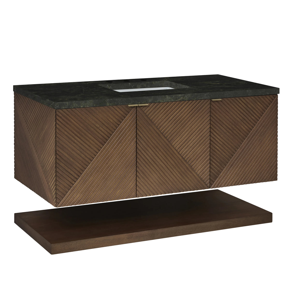 Marcello 48" Single Vanity, Chestnut, w/ 3 CM Phantome Eclos Top, view 9