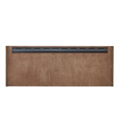Marcello 48" Single Vanity, Chestnut w/ 3 CM Parisien Bleu Silestone Top w/ FreePower Wireless Charger, view 11