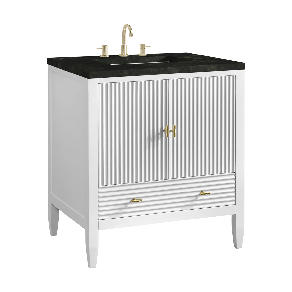 Myrrin 30" Single Vanity, Bright White w/ 3 CM Phantome Eclos Top, view 15