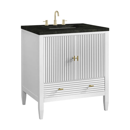 Myrrin 30" Single Vanity, Bright White w/ 3 CM Phantome Eclos Top, view 15