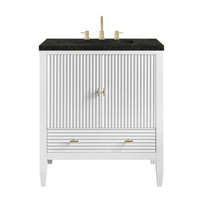 Myrrin 30" Single Vanity, Bright White w/ 3 CM Phantome Eclos Top, view 2