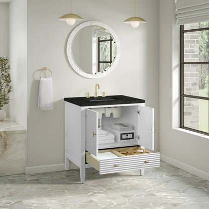 Myrrin 30" Single Vanity, Bright White w/ 3 CM Phantome Eclos Top, view 8