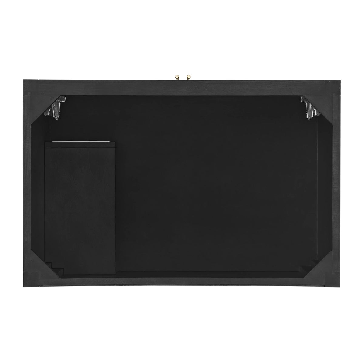 Myrrin 36" Vanity, Carbon Oak w/ 3 CM Parisien Bleu Silestone Top, view 6