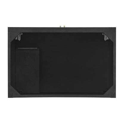Myrrin 36" Vanity, Carbon Oak, w/ 3 CM Tajnar Eclos Top, view 6