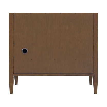 Myrrin 36" Vanity, Mid Century Walnut w/ 3 CM Ethereal Noctis Silestone Top, view 9