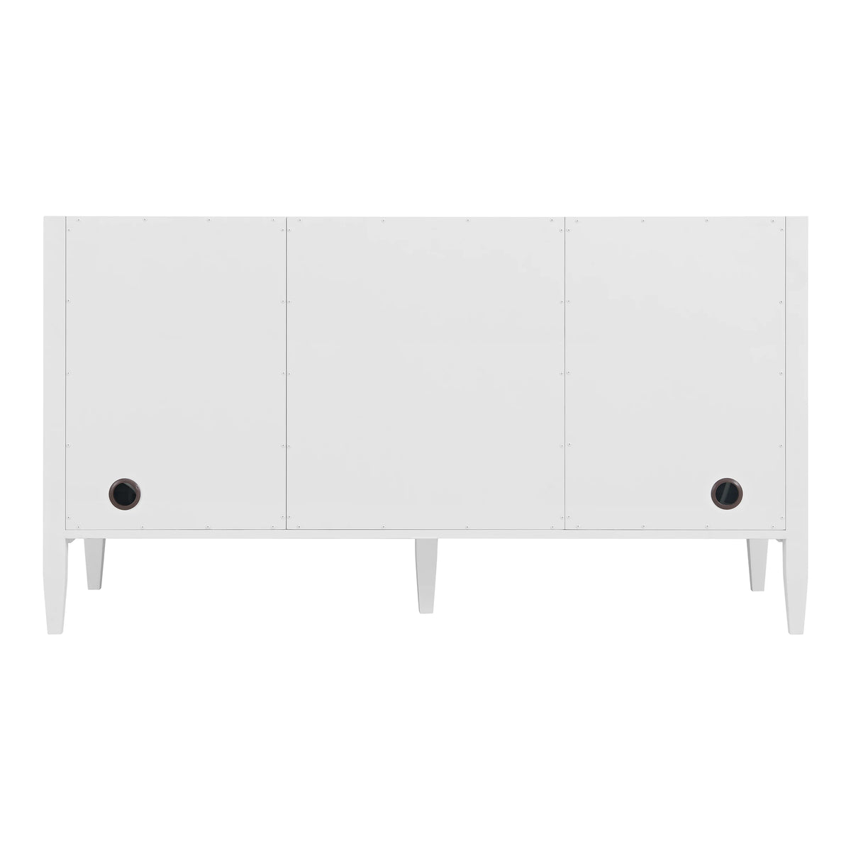 Myrrin 60" Double Vanity, Bright White w/ 3 CM Victorian Silver Silestone Top w/FreePower Wireless Charger, view 12