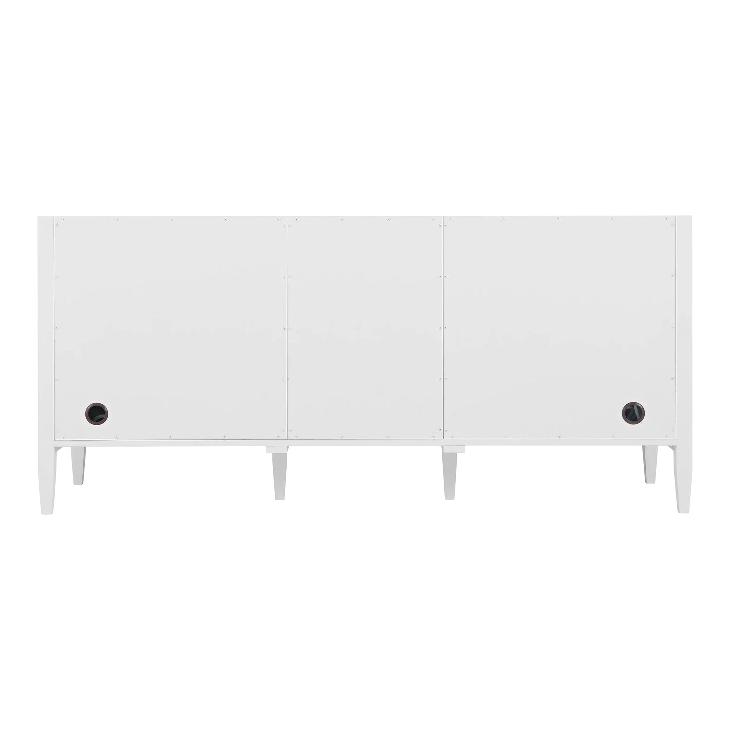 Renovate for Less Atlanta Myrrin 72" Double Vanity, Bright White w/ 3 CM Eternal Marfil Silestone Top, view 9